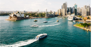 PERTH VACATION TRAVEL DESTINATION YOU CAN EXPLORE BY AIR, LAND OR SEA . IMAGE OF SHIPS CRUISING THE WATERS OF PERTH