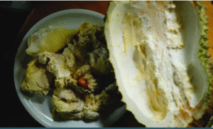 TRADITIONAL DISHES IN BORA BORA POLYNESIAN ISLAND OF PARADISE