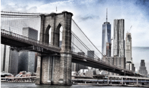 BROOKLYN BRIDGE IN MEW YORK CITY