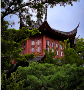 ICONIC MONTREAL CANADA LANDMARK PAGODA