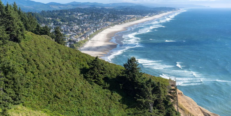 OREGON COAST WHERE BEACH MEETS THE LAND