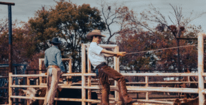  DUDE RANCHER WORKER AT THE CORALE 
