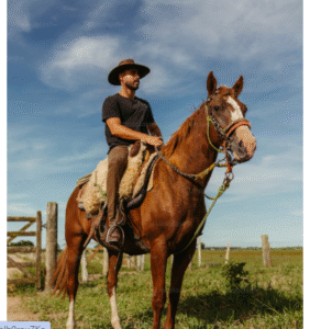 TOP TEN DUDE RANCHES OF COLORADO - MAN ON A HORSE